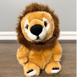 Adventure Planet Belly Buddy Lion Plush Stuffed Animal Wildlife Realistic Safari